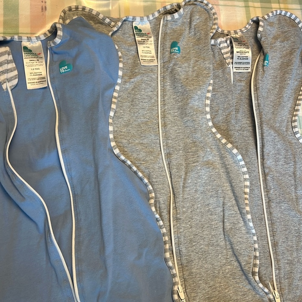 Swaddle up - small sleep swaddles set of 3